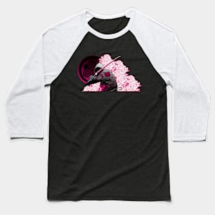 Samurai Pink Baseball T-Shirt